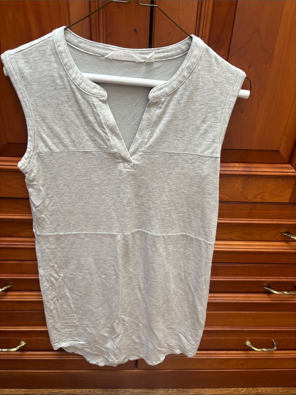 Athleta Heather gray Jersey dress